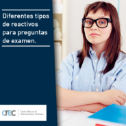 Los tipos de reactivos para exámenes de e-learning